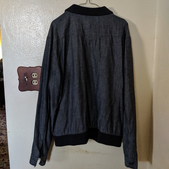 Gap 1969 Style Zip Up Denim Jacket XL - Picture 3 of 3